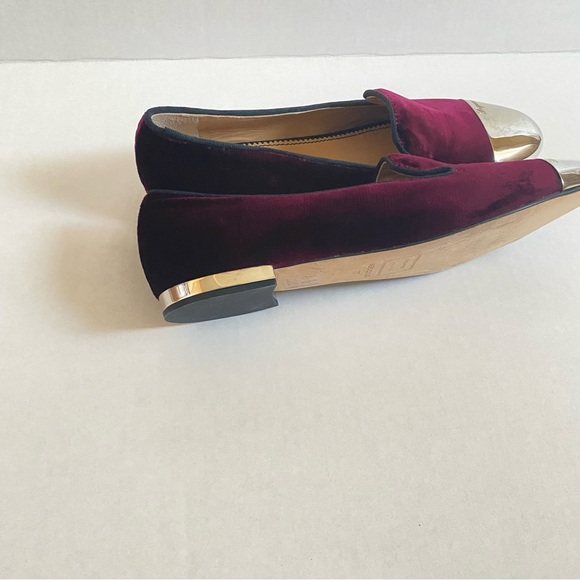 DSQUARED2 Metallic toe burgundy shoes 6.5 - Picture 2 of 11